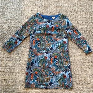 J. Crew Printed Shift Dress